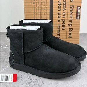 Kirkland Signature Shearling Boots Women’s Size 8 Black New In Box
